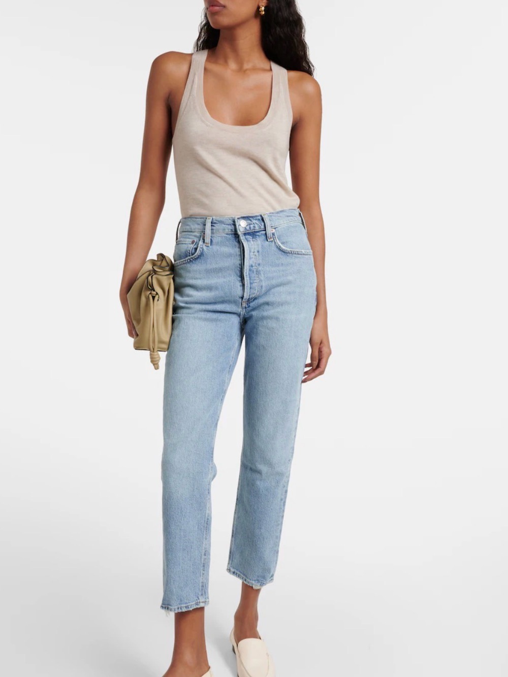 AGOLDE Riley High Rise Lightwash Jean